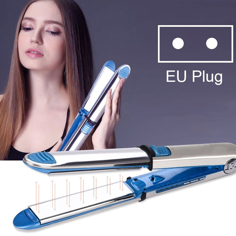 Titanium Hair Straightener Flat Iron(EU) - Hair Curler by PMC TechLife | Online Shopping South Africa | PMC TechLife