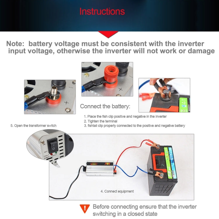 SUVPR DY-LG1000S 1000W DC 24V to AC 220V 50Hz Pure Sine Wave Car Power Inverter with Universal Power Socket - free shipping - PMC TechLife - Order now!