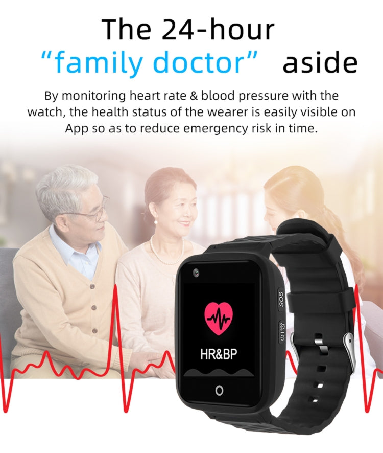 REACHFAR RF-V46-A GPS Smart Tracker WatchBand, Support SOS / Camera / Health Management / 4G LTE / Blood Pressure / Heart Rate, For Asia / Europe / Africa / Australia(Black) - Personal Tracker by PMC TechLife | Online Shopping South Africa | PMC TechLife