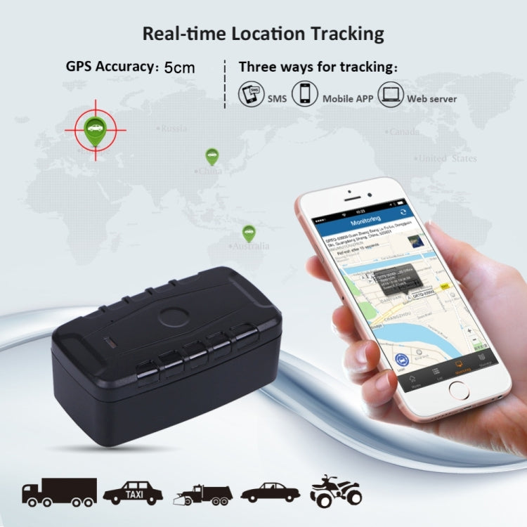 LK209B Tracking System 4G GPS Tracker for Motorcycle Electric Bike Vehicle, For South America and Australia (Black) - Car Tracker by PMC TechLife | Online Shopping South Africa | PMC TechLife | Buy Now Pay Later Mobicred