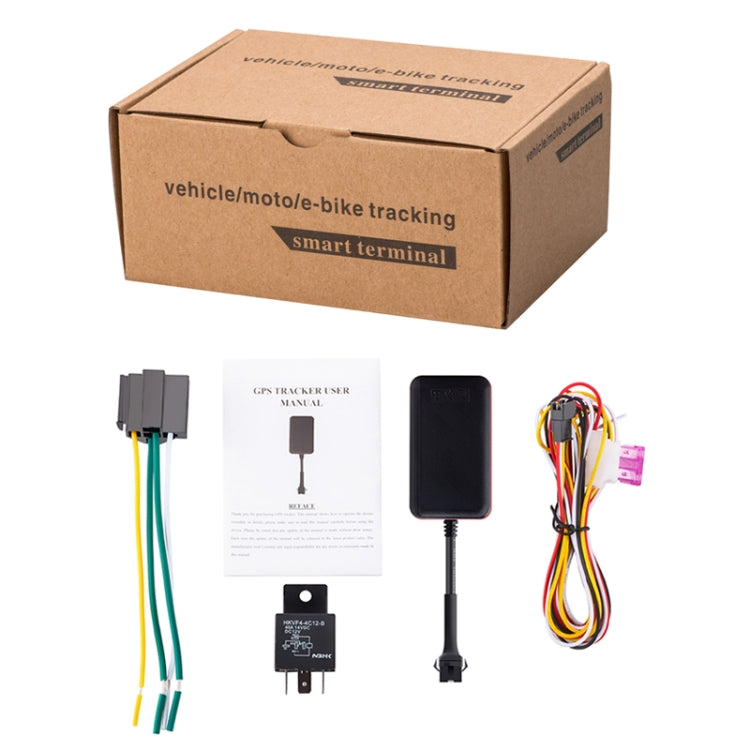 TK108 2G 4PIN Realtime Car Truck Vehicle Tracking GSM GPRS GPS Tracker, Support AGPS with Relay and Battery - Car Tracker by PMC TechLife | Online Shopping South Africa | PMC TechLife