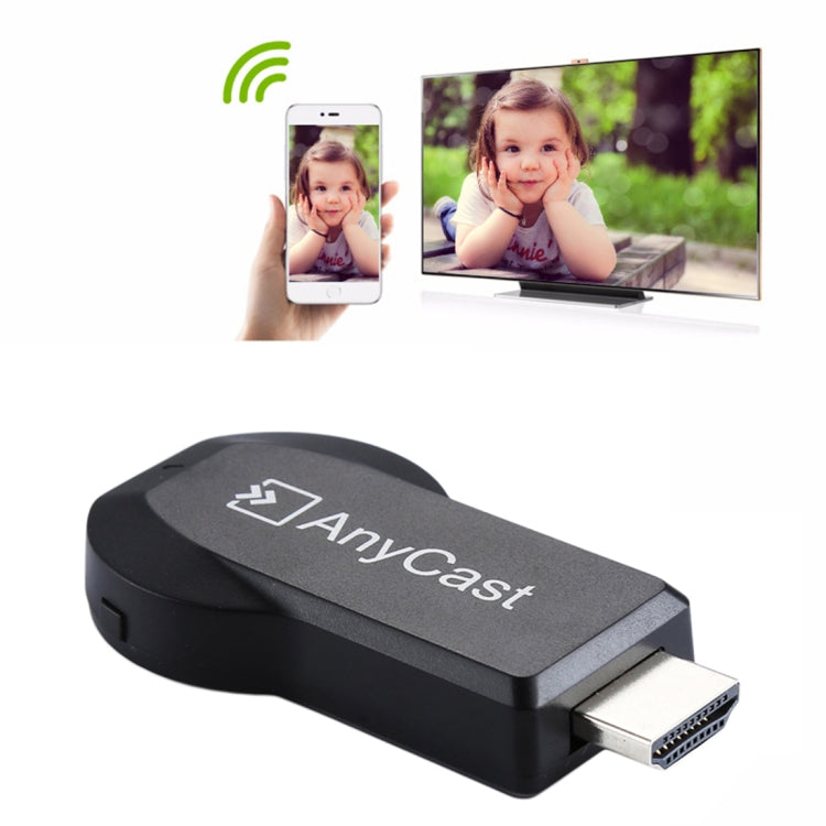 M2 Plus Wireless WiFi Display Dongle Receiver Airplay Miracast DLNA 1080P HDMI TV Stick for iPhone, Samsung, and other Android Smartphones(Black) - Wireless Display Dongle by PMC TechLife | Online Shopping South Africa | PMC TechLife