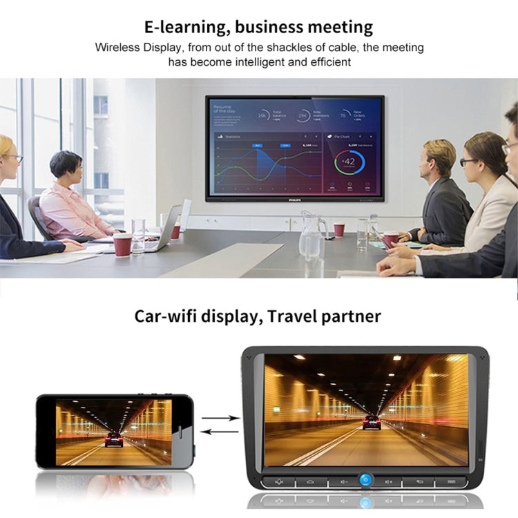 M2 Plus Wireless WiFi Display Dongle Receiver Airplay Miracast DLNA 1080P HDMI TV Stick for iPhone, Samsung, and other Android Smartphones(Black) - Wireless Display Dongle by PMC TechLife | Online Shopping South Africa | PMC TechLife