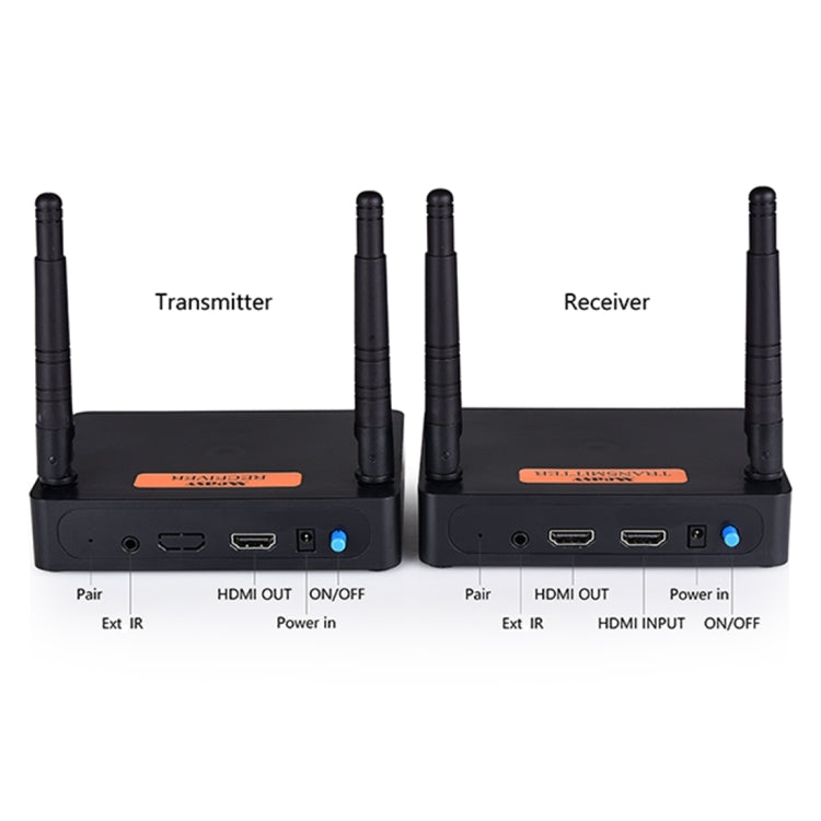 Measy FHD676 Full HD 1080P 3D 5-5.8GHz Wireless HDMI Transmitter (Transmitter + Receiver) Transmission Distance: 200m, Specifications:US Plug - free shipping - PMC Jewellery - Order now!