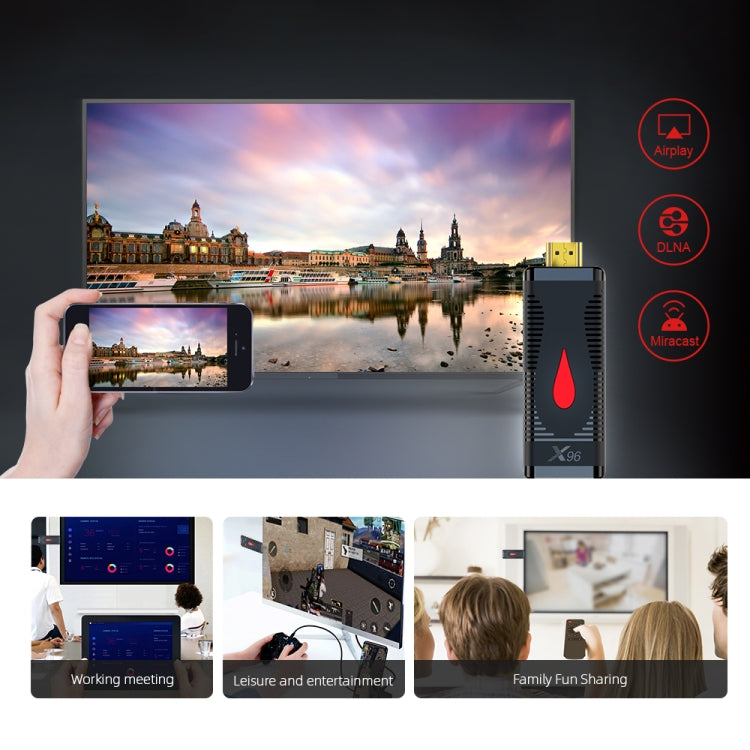 X96 S400 Android 10.0 Mini TV Stick, Allwinner H313 Quad Core ARM Cortex A53, 2GB + 16GB, Support WiFi, HDMI, TF Card, USB - Android TV Sticks by PMC TechLife | Online Shopping South Africa | PMC TechLife