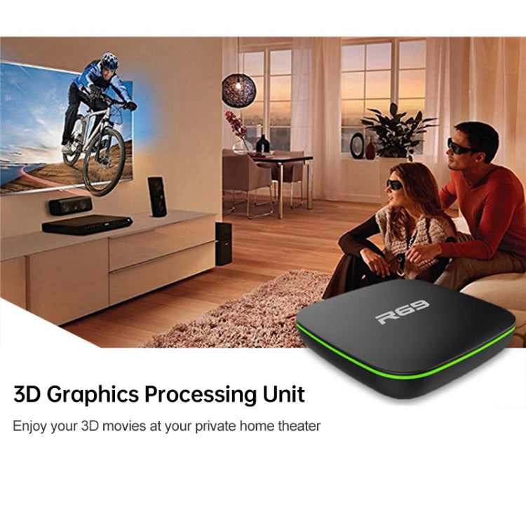 R69 1080P HD Smart TV BOX Android 4.4 Media Player with Remote Control, Quad Core Allwinner H3, RAM: 1GB, ROM: 8GB, 2.4G WiFi, LAN, EU Plug - Allwinner H3 by PMC TechLife | Online Shopping South Africa | PMC TechLife | Buy Now Pay Later Mobicred