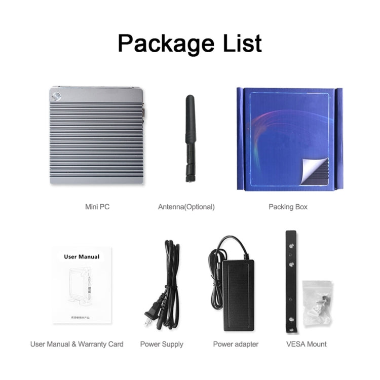 K660S Windows and Linux System Mini PC, Intel Celeron Processor N2840 Quad-Core 1.83- 2.25GHz, 8GB RAM + 128GB SSD, EU Plug - free shipping - PMc TechLife - Order now!