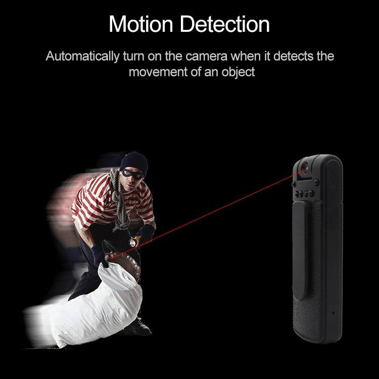 B18 Back Clip Design 1080P HD Camera Recording Pen, Support Motion Detection / Infrared Night Vision /180 Degrees Rotation Camera / TF Card (Silver Grey) - Recording Pen by PMC TechLife | Online Shopping South Africa | PMC TechLife