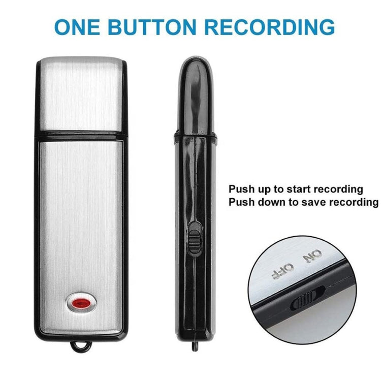 SK858 16GB Rechargeable Portable U-Disk Meeting Voice Recorder (Black) - U-Disk Recorder by PMC TechLife | Online Shopping South Africa | PMC TechLife | Buy Now Pay Later Mobicred