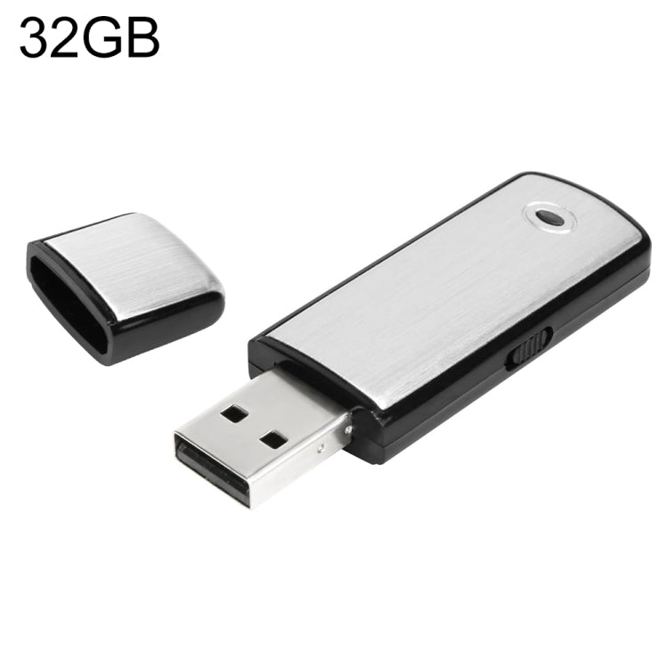 SK858 32GB Rechargeable Portable U-Disk Meeting Voice Recorder (Black) - U-Disk Recorder by PMC TechLife | Online Shopping South Africa | PMC TechLife | Buy Now Pay Later Mobicred