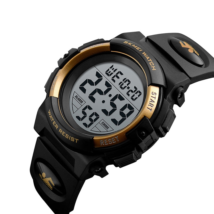 SKMEI 1258 Multifunctional Outdoor Sports Noctilucent Waterproof Wrist Watch, Size: S(Gold) - free shipping - PMC TechLife - Order now!