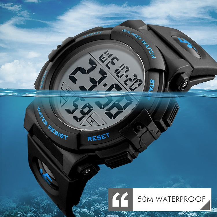 SKMEI 1258 Multifunctional Outdoor Sports Noctilucent Waterproof Wrist Watch, Size: S(Red) - free shipping - PMC TechLife - Order now!