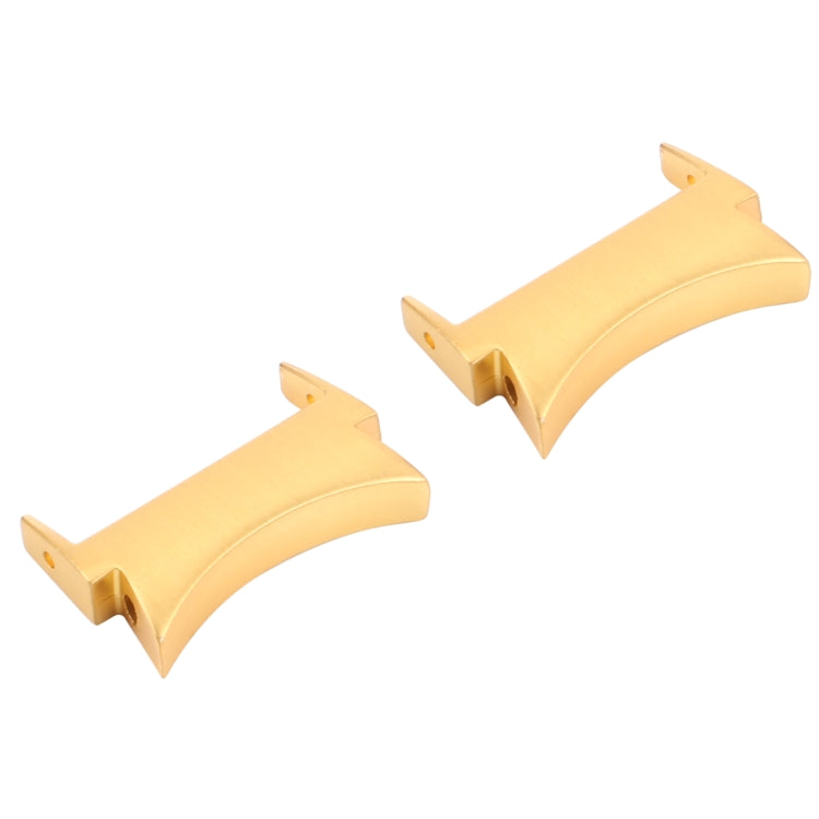 1 Pair For Samsung Galaxy Watch4 40mm / 44mm Smart Watch Watchband Connector Converter (Gold) - free shipping - PMc TechLife - Order now!