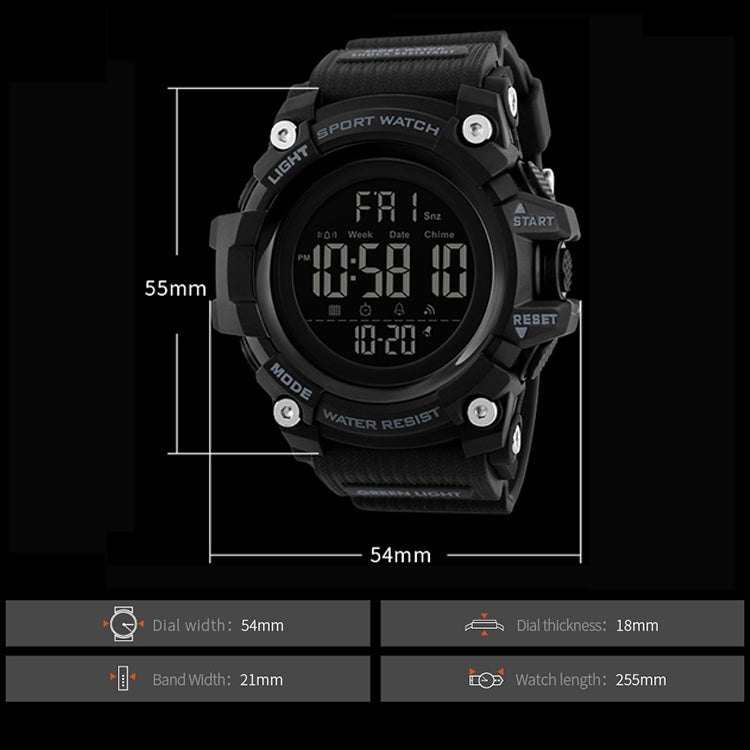 SKMEI 1384 Multifunctional Men Outdoor Fashion Noctilucent Waterproof LED Digital Watch (Khaki) - free shipping - PMC TechLife - Order now!
