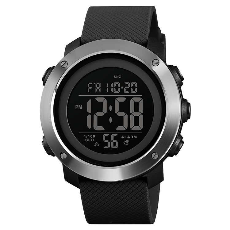 SKMEI 1416 Multifunctional Outdoor Fashion Noctilucent Waterproof Steel Ring Digital Watch (Black) - free shipping - PMC TechLife - Order now!