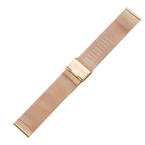 CAGARNY Simple Fashion Watches Band Metal Watch Band, Width: 18mm(Gold) - free shipping - PMC TechLife - Order now!