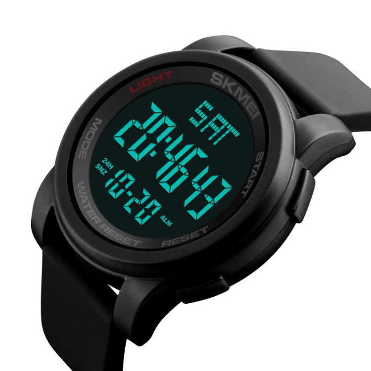 SKMEI 1257 Men Fashionable Outdoor 50m Waterproof Digital Watch Sports Wrist Watch(Black) - free shipping - PMC TechLife - Order now!