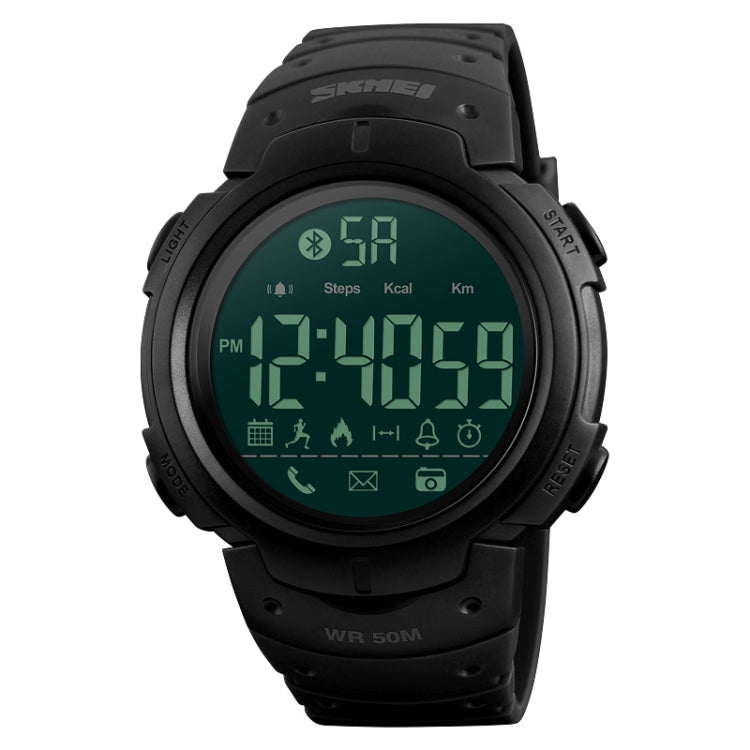 SKMEI 1301 Multifunction 50m Waterproof Sports Bluetooth Smart Watch, Compatible with Android & iOS System(Black) - free shipping - PMC TechLife - Order now!