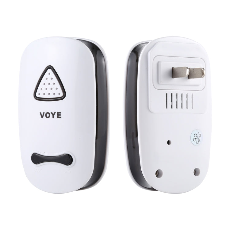 VOYE V025F Home Music Remote Control Wireless Doorbell with 38 Polyphony Sounds, US Plug(White) - Wireless Doorbell by VOYE | Online Shopping South Africa | PMc TechLife | Buy Now Pay Later Mobicred