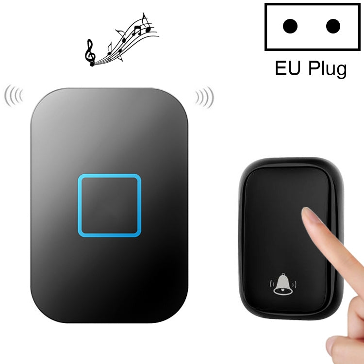 CACAZI FA88 Self-Powered Smart Home Wireless Doorbell, EU Plug(Black) - free shipping - PMC TechLife - Order now!
