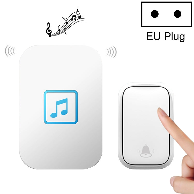 CACAZI FA86 Self-Powered Smart Home Wireless Doorbell, EU Plug(White) - free shipping - PMC TechLife - Order now!