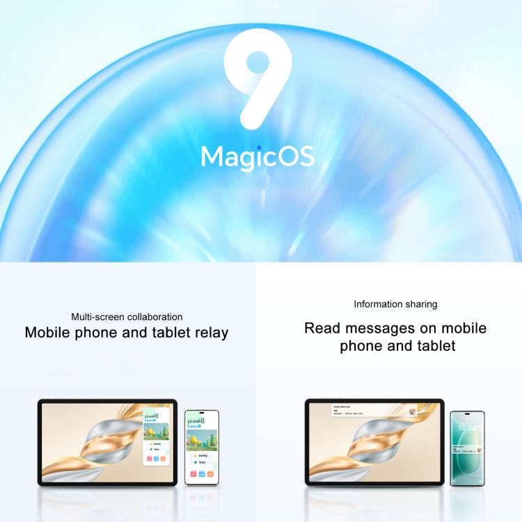 Honor Pad X9 Pro WiFi Tablet PC, 11.5 inch 8GB+128GB MagicOS 9.0 Qualcomm Snapdragon 685 Octa Core (Cyan) - free shipping - PMc TechLife - Order now!