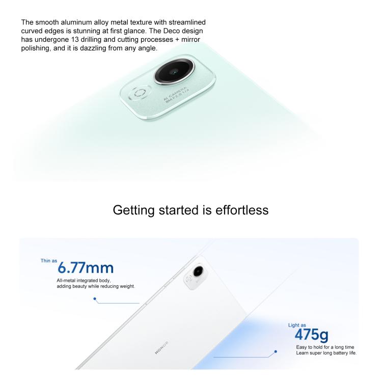 Honor Pad X9 Pro WiFi Tablet PC, 11.5 inch 8GB+256GB MagicOS 9.0 Qualcomm Snapdragon 685 Octa Core (Grey) - free shipping - PMc TechLife - Order now!