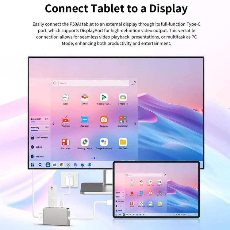 Teclast P50AI WiFi Tablet PC, 6GB+128GB, 11 inch Android 15 Allwinner A733 Octa Core with NPU - free shipping - PMc TechLife - Order now!