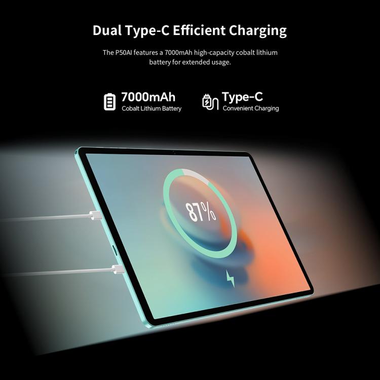 Teclast P50AI WiFi Tablet PC, 6GB+128GB, 11 inch Android 15 Allwinner A733 Octa Core with NPU - free shipping - PMc TechLife - Order now!