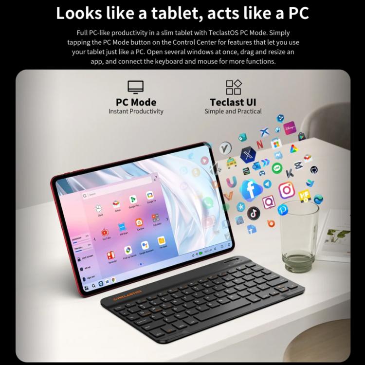 Teclast T60AI WiFi Tablet PC, 6GB+128GB, 12 inch Android 15 Allwinner A733 Octa Core with NPU - free shipping - PMc TechLife - Order now!