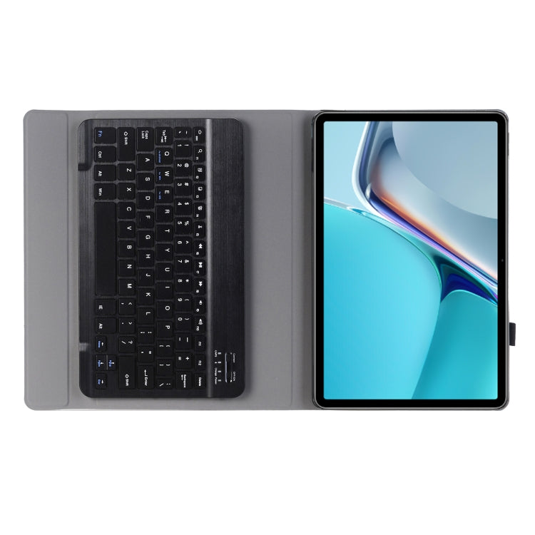 AW11 Detachable Lambskin Texture Ultra-thin TPU Bluetooth Keyboard Leather Tablet Case with Stand For Huawei MatePad 11 2021(Black) - Huawei Keyboard by PMC TechLife | Online Shopping South Africa | PMC TechLife | Buy Now Pay Later Mobicred