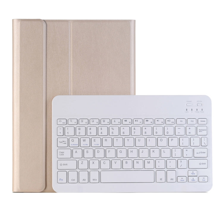 AW11 Detachable Lambskin Texture Ultra-thin TPU Bluetooth Keyboard Leather Tablet Case with Stand For Huawei MatePad 11 2021(Gold) - free shipping - PMC TechLife - Order now!