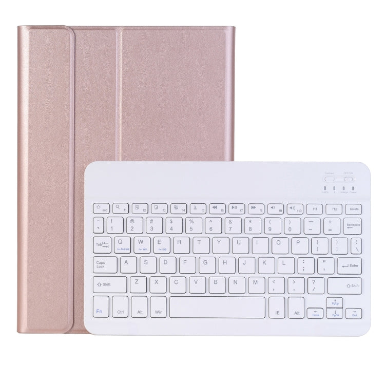 AW11 Detachable Lambskin Texture Ultra-thin TPU Bluetooth Keyboard Leather Tablet Case with Stand For Huawei MatePad 11 2021(Rose Gold) - Huawei Keyboard by PMC TechLife | Online Shopping South Africa | PMC TechLife