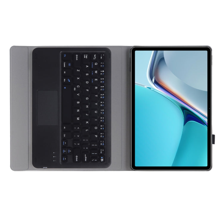 AW11-A Detachable Lambskin Texture Ultra-thin TPU Bluetooth Keyboard Leather Tablet Case with Touchpad & Stand For Huawei MatePad 11 2021(Black) - free shipping - PMC TechLife - Order now!