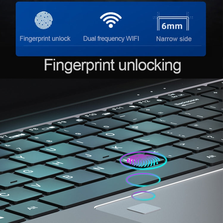 H15 15.6 inch Ultrathin Laptop, 16GB+512GB, Windows 11 Intel Processor N95 Quad Core, EU Plug (Silver) - free shipping - PMc TechLife - Order now!