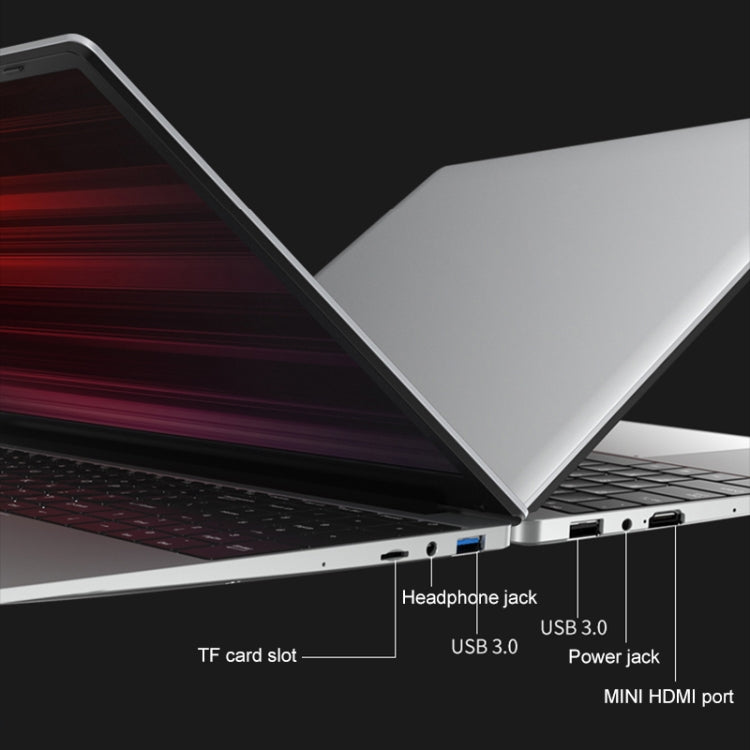 H15 15.6 inch Ultrathin Laptop, 16GB+1TB, Windows 11 Intel Processor N95 Quad Core, EU Plug (Silver) - free shipping - PMc TechLife - Order now!