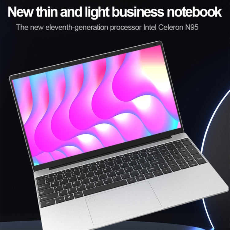 H15 15.6 inch Ultrathin Laptop, 16GB+1TB, Windows 11 Intel Processor N95 Quad Core, EU Plug (Silver) - free shipping - PMc TechLife - Order now!
