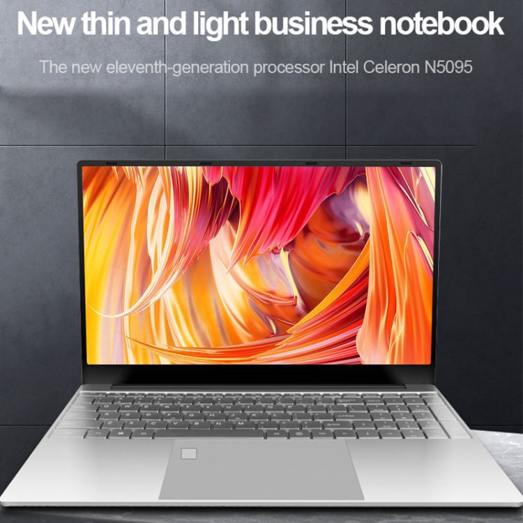 H15 15.6 inch Ultrathin Laptop, 16GB+256GB, Windows 11 Intel Celeron N5095 Quad Core, US Plug (Silver) - free shipping - PMc TechLife - Order now!
