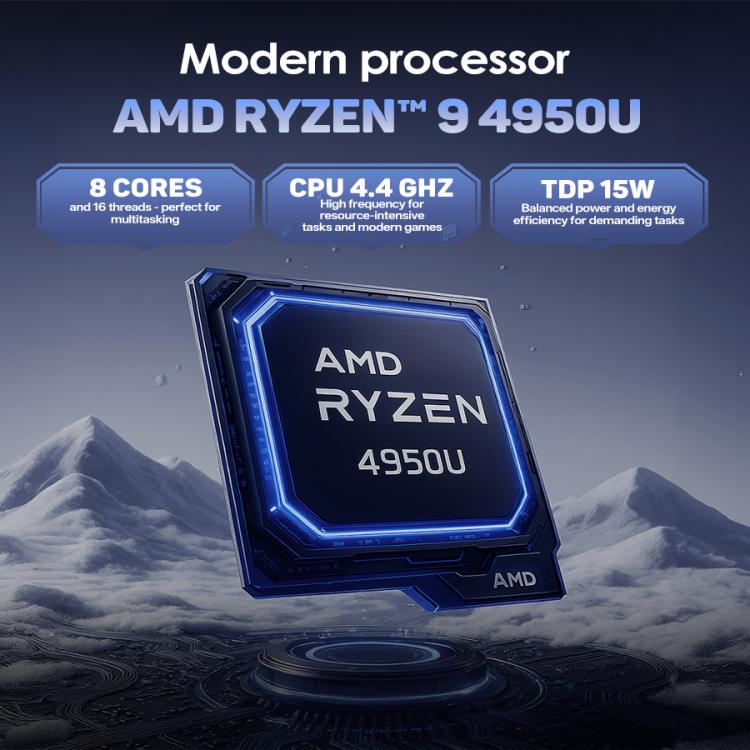 G16 Air 15.6 inch Gaming Laptop, 16GB+512GB, Windows 11 Pro AMD Ryzen 9 4950U Octa Core, EU Plug - free shipping - PMc TechLife - Order now!