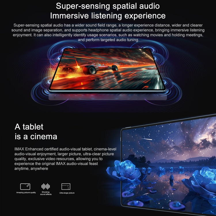 Honor Pad GT Pro WiFi Tablet PC, 12.3 inch 16GB+512GB MagicOS 8.0.1 Qualcomm Snapdragon 8s Gen 3 Octa Core (Blue) - free shipping - PMc TechLife - Order now!