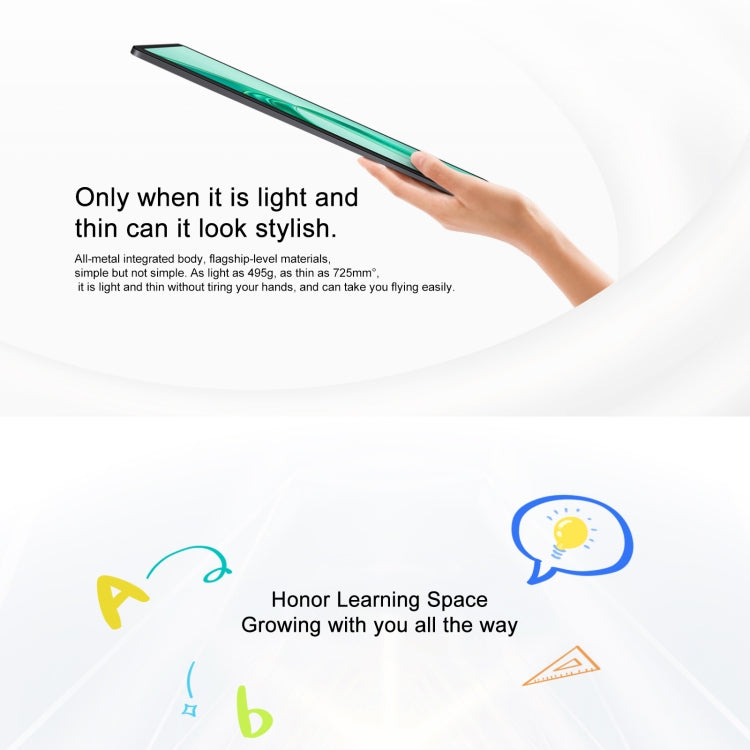 Honor Pad X9 WiFi Tablet PC, 11 inch 6GB+128GB MagicOS 8.0 Qualcomm Snapdragon 680 Octa Core (Cyan) - free shipping - PMC Jewellery - Order now!