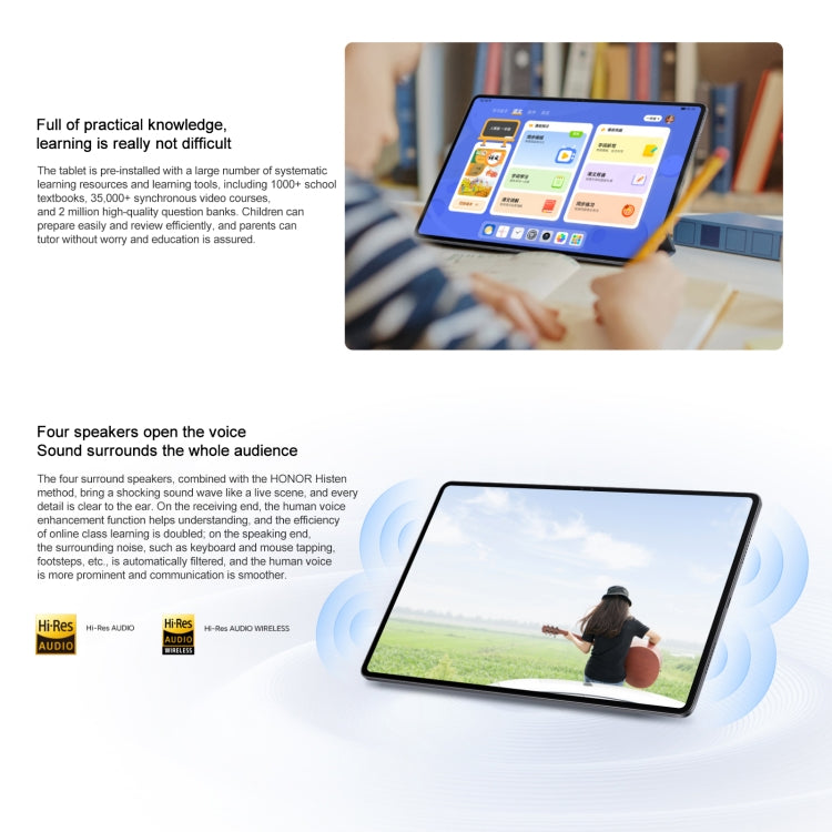 Honor Pad X9 WiFi Tablet PC, 11 inch 6GB+128GB MagicOS 8.0 Qualcomm Snapdragon 680 Octa Core (Grey) - free shipping - PMC Jewellery - Order now!