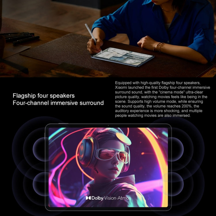 Xiaomi Pad 7 11.2 inch, 8GB+256GB, HyperOS 2 Qualcomm Snapdragon 7+ Gen3 Octa Core (Green) - free shipping - PMc TechLife - Order now!