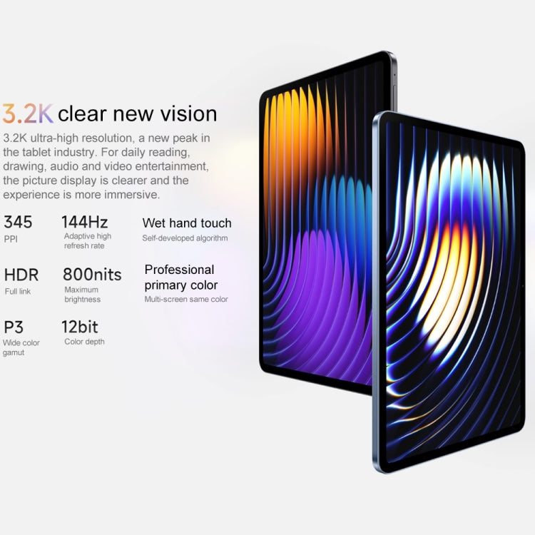 Xiaomi Pad 7 11.2 inch, 12GB+256GB, HyperOS 2 Qualcomm Snapdragon 7+ Gen3 Octa Core (Blue) - free shipping - PMc TechLife - Order now!