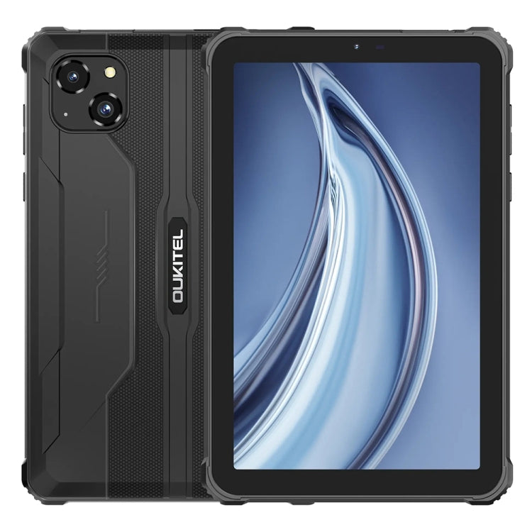 OUKITEL RT3 Pro 4G Network IP68/IP69K Rugged Tablet, 4GB+128GB, 8.0 inch Android 14 MediaTek G81 Octa-Core Support Dual SIM, EU Plug (Black) - free shipping - PMC Jewellery - Order now!
