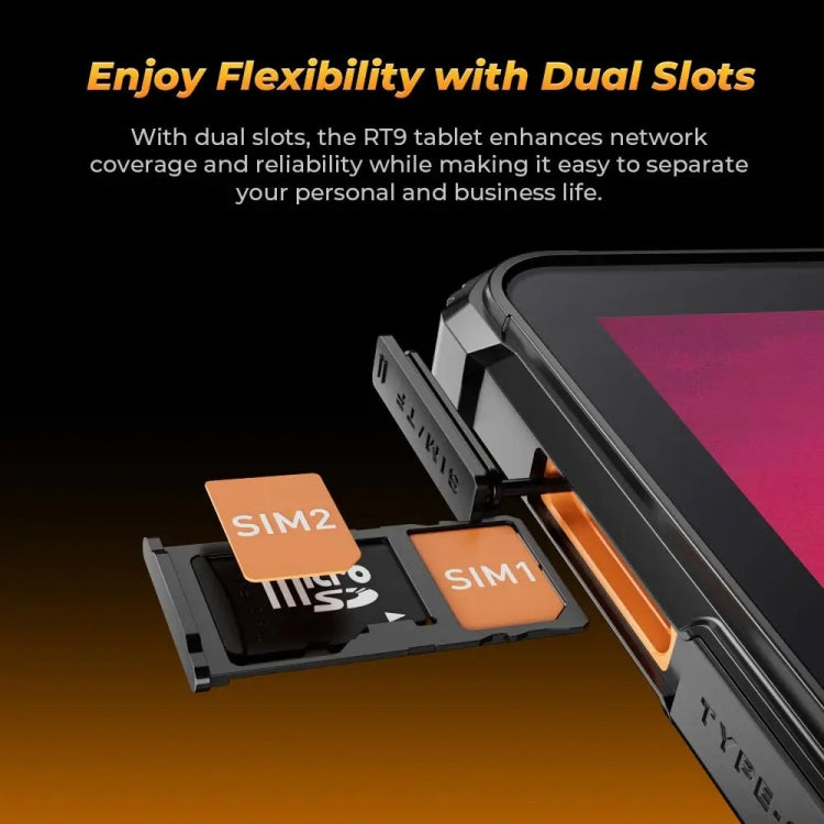 OUKITEL RT9 4G Network IP68/IP69K Rugged Tablet, 6GB+256GB, 11 inch Android 14 Unisoc T606 Octa-Core Support Dual SIM, EU Plug (Orange) - free shipping - PMC Jewellery - Order now!