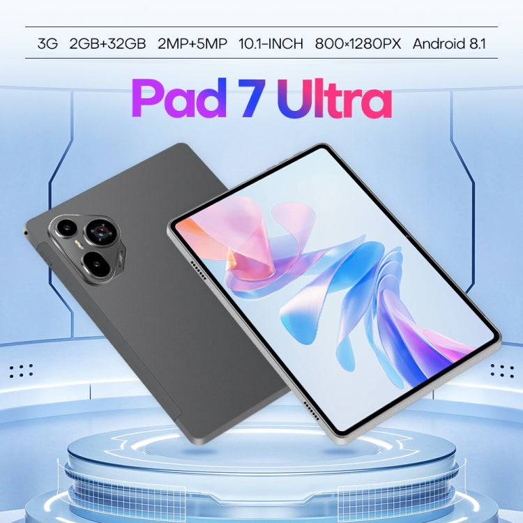 Pad7 Ultra 10.1 inch 3G Phone Call Tablet PC, 2GB+32GB, Android 8.1 MTK6737 Quad Core, UK Plug (Silver) - free shipping - PMc TechLife - Order now!