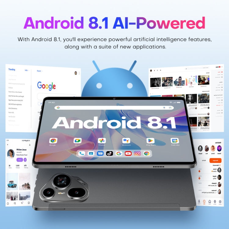 Pad7 Ultra 10.1 inch 3G Phone Call Tablet PC, 2GB+32GB, Android 8.1 MTK6737 Quad Core, EU Plug (Silver) - free shipping - PMc TechLife - Order now!