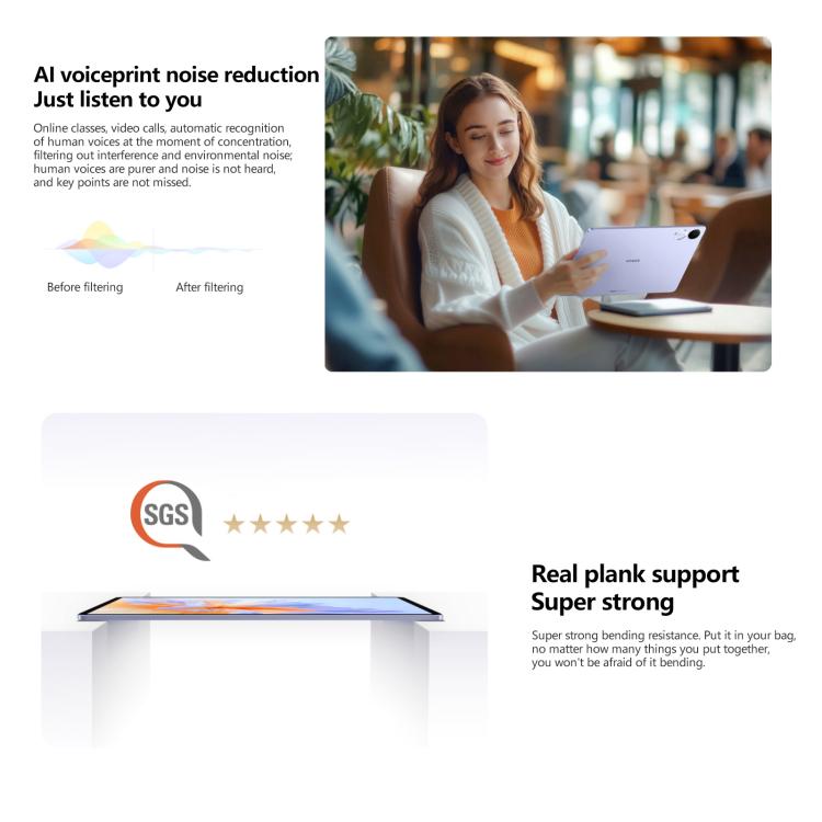 Honor Pad V9 WiFi Tablet PC, 11.5 inch 12GB+256GB MagicOS 9.0 Dimensity 8350 Ultra Octa Core (Grey) - free shipping - PMc TechLife - Order now!