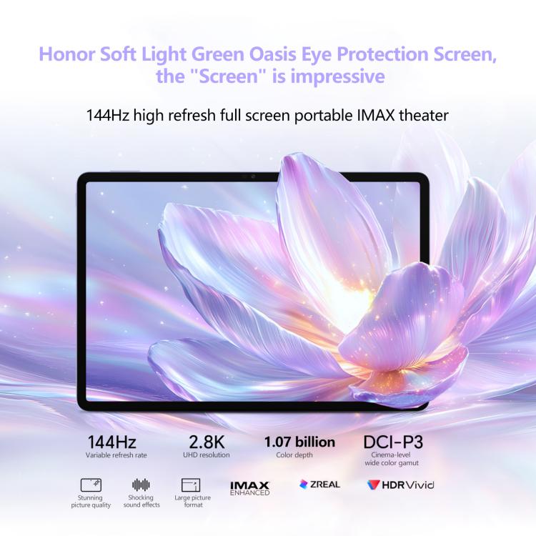 Honor Pad V9 Soft Light Screen WiFi Tablet PC, 11.5 inch 12GB+256GB MagicOS 9.0 Dimensity 8350 Ultra Octa Core (Grey) - free shipping - PMc TechLife - Order now!